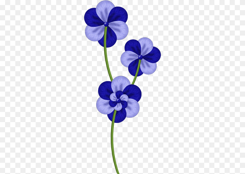 Purple Flower Clipart Tiny Flower Flower, Plant, Iris, Anemone, Geranium Png Image