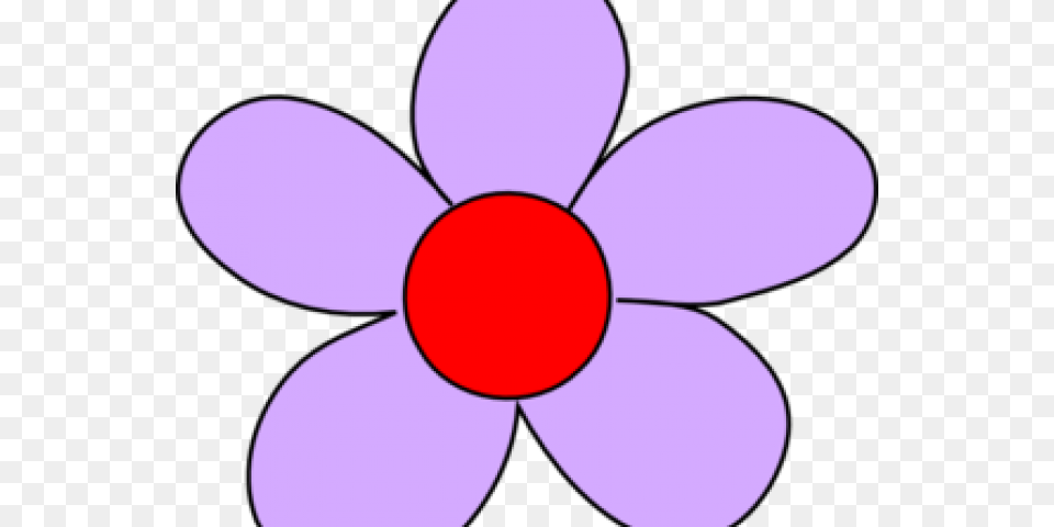 Purple Flower Clipart Word Art, Anemone, Daisy, Plant, Petal Free Png Download
