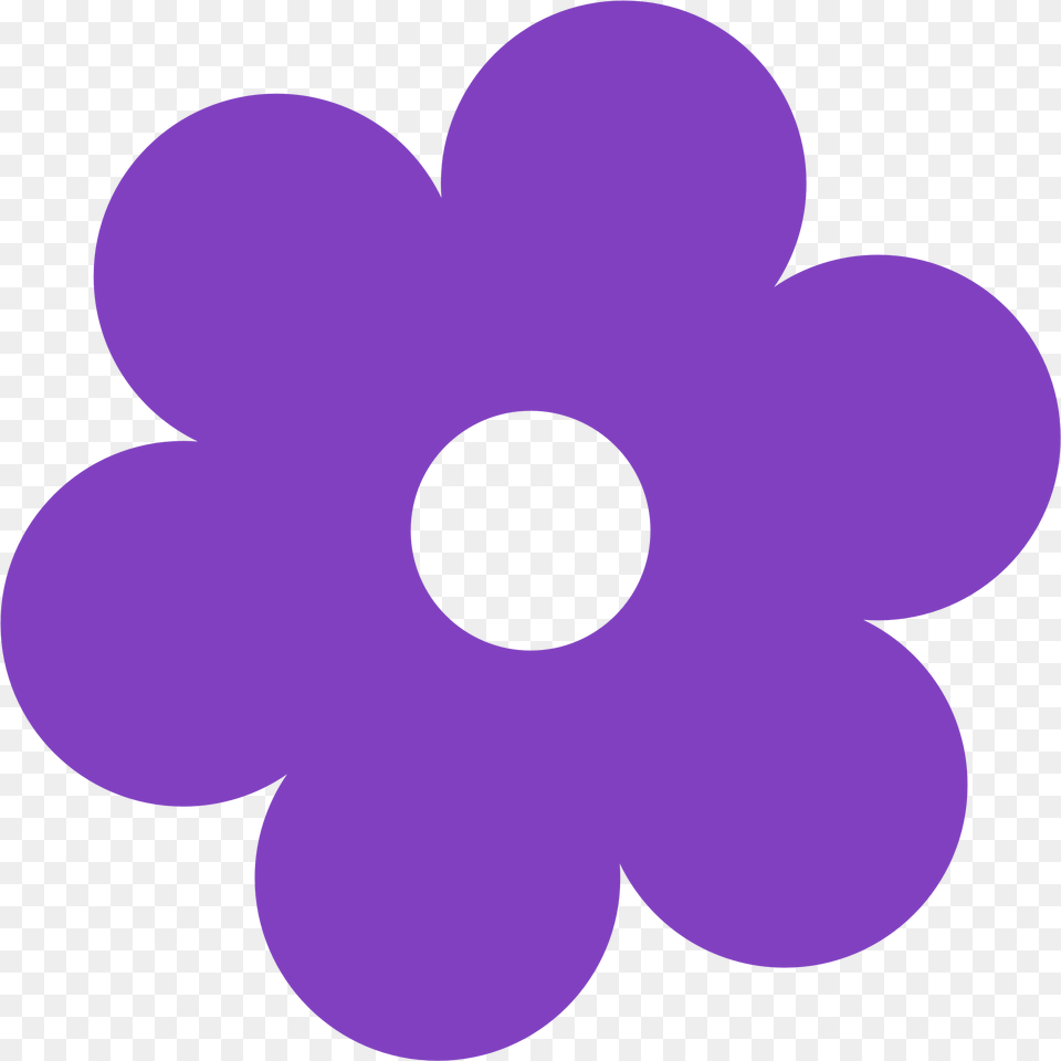 Purple Flower In High Resolution Purple Flower Clipart, Plant, Daisy, Anemone, Moon Free Png Download