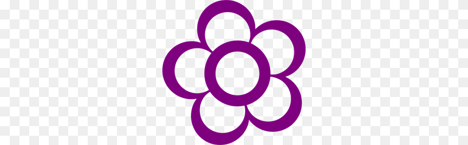 Purple Flower Outline Clip Art For Web, Dahlia, Plant Png Image
