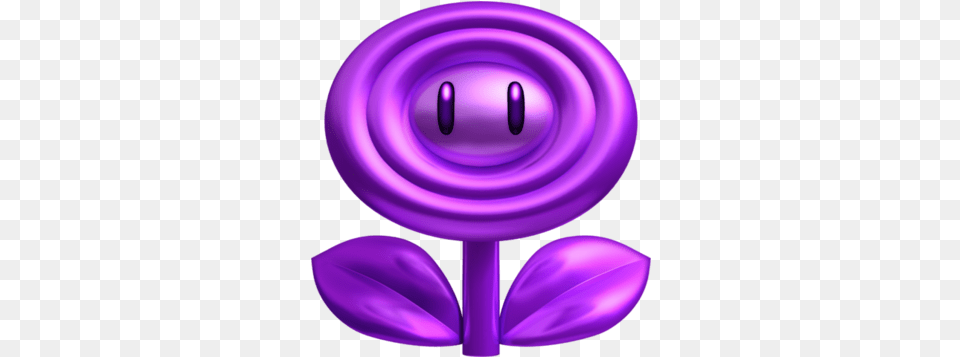 Purple Flower Super Mario Fanon Fandom Mario Cosmic Flower, Food, Sweets, Candy, Disk Png Image