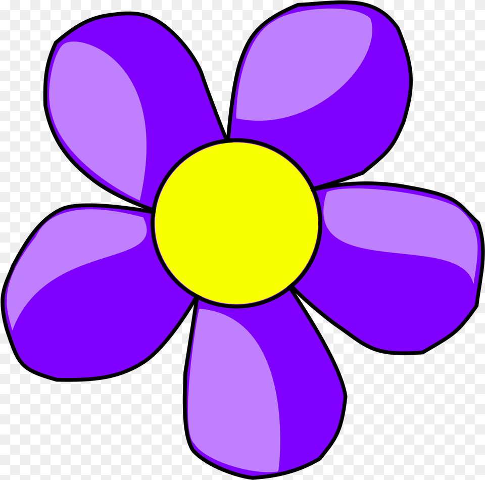 Purple Flower Svg Vector Clip Art Svg Clipart Clip Art Flowers Purple, Anemone, Daisy, Plant, Petal Png