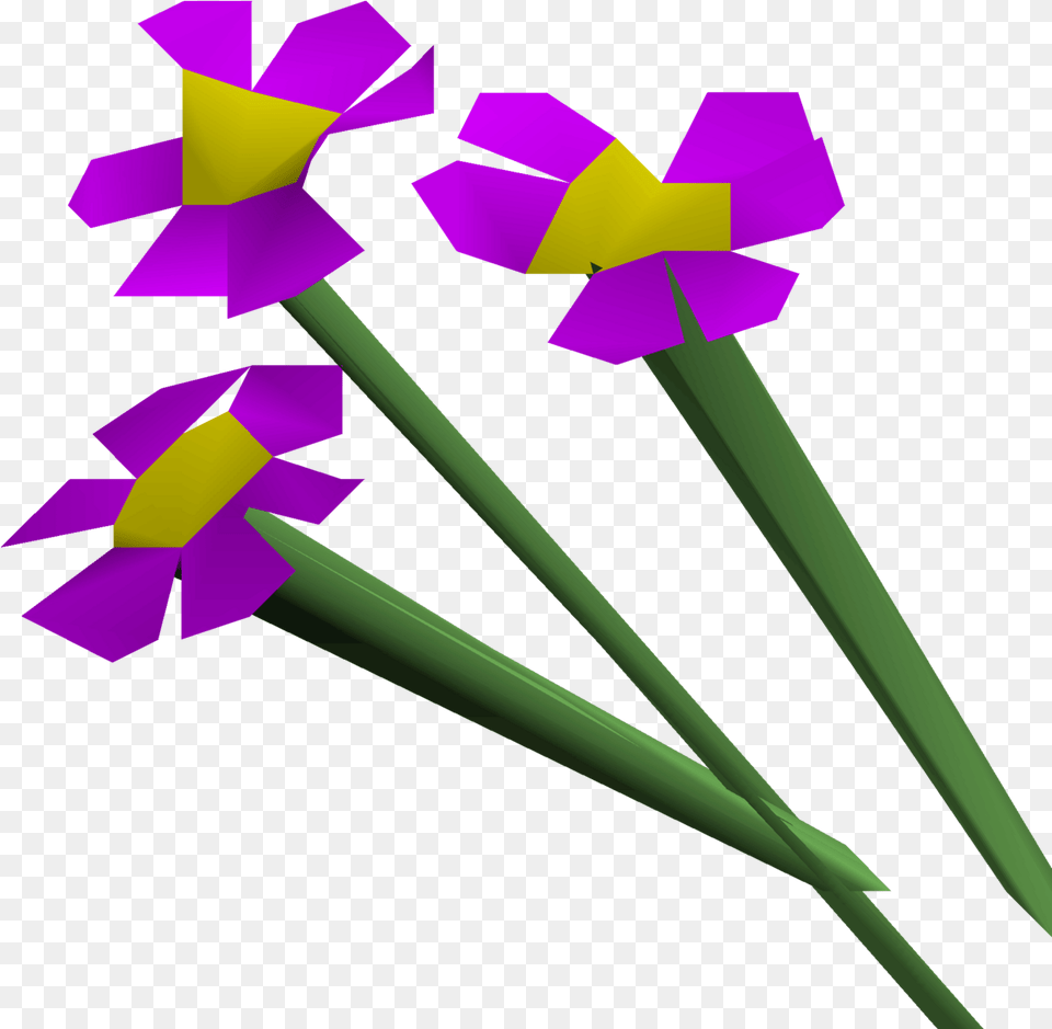 Purple Flowers Osrs Wiki Clip Art, Flower, Plant, Petal, Daffodil Png Image