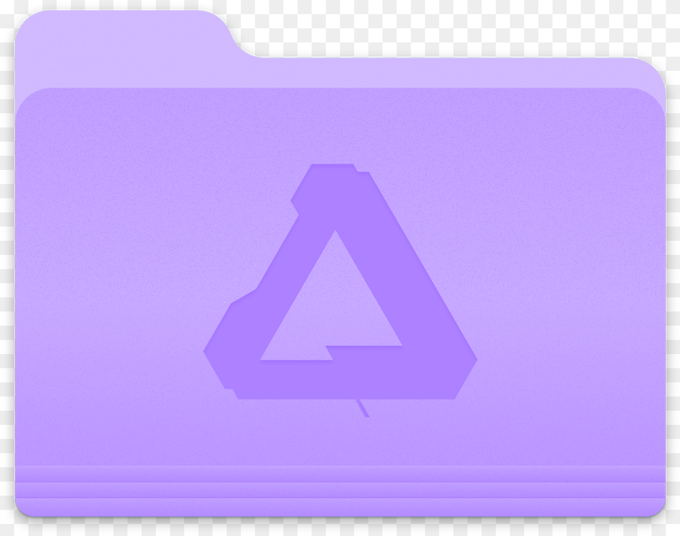 Purple Folder Icon Mac, File, Triangle Free Transparent Png