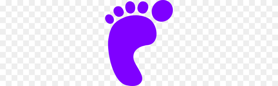 Purple Footprint Clip Art Free Transparent Png