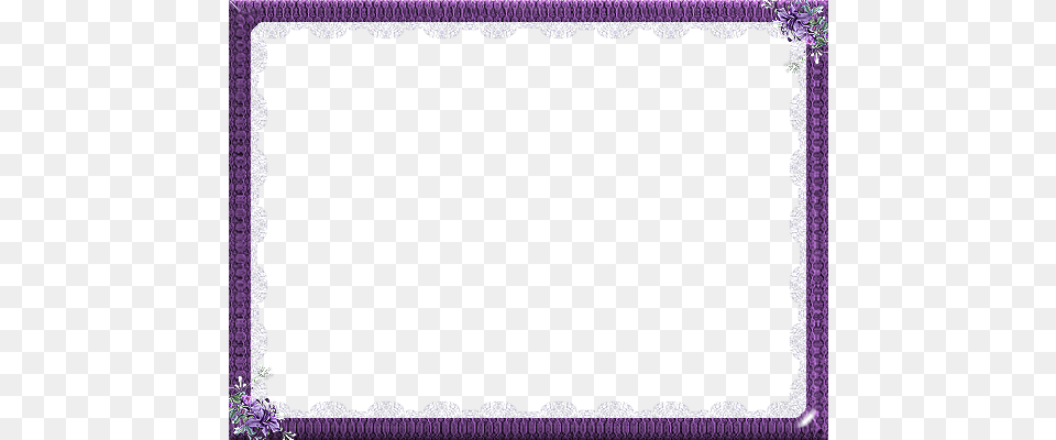 Purple Frame Download Flower, Blackboard, Home Decor Png Image