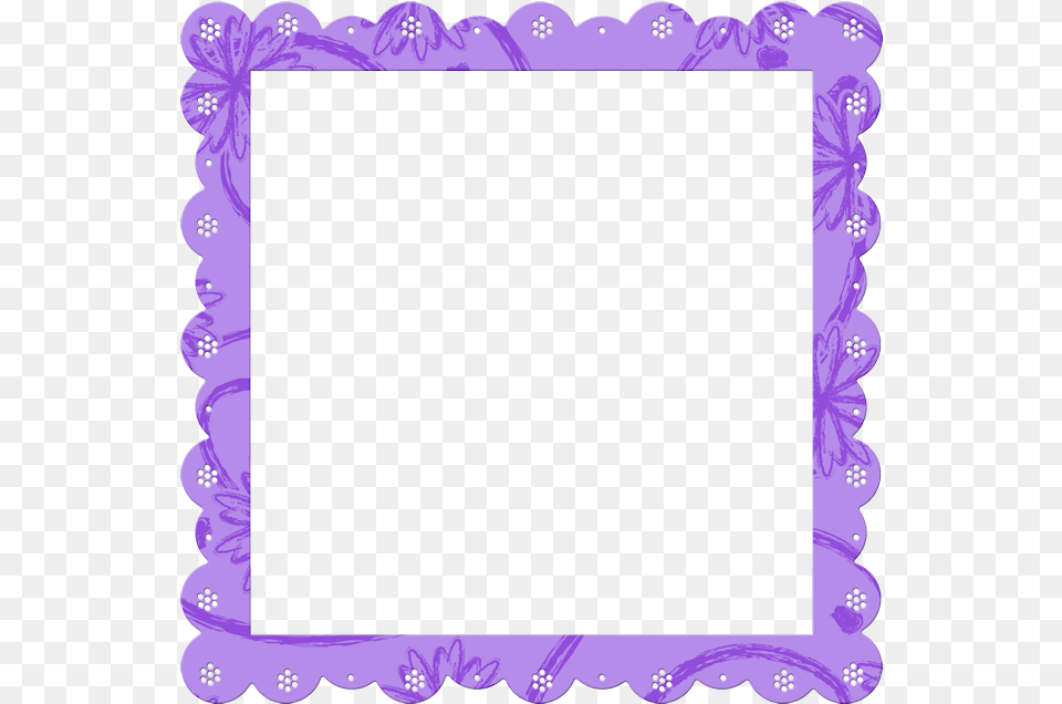 Purple Frame Frame Blue, Blackboard Free Png Download