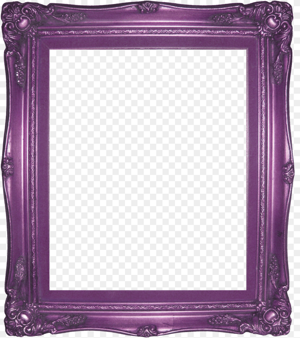 Purple Frame Love This Idea For Adding Purple Picture Frame, Mirror Free Png