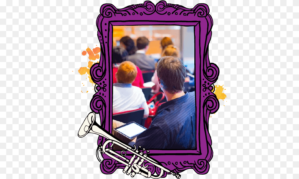 Purple Frame Seminar, Adult, Person, Man, Male Free Png Download