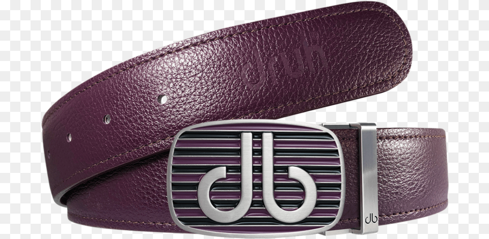 Purple Full Grain Textured Leather Strap With Buckle Belt, Accessories, Bag, Handbag Free Png