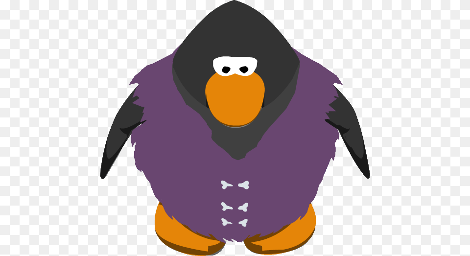 Purple Fur Vest Ig Club Penguin Penguins, Animal, Bird Free Png