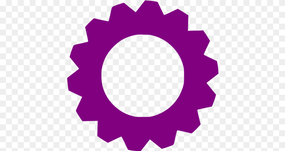 Purple Gear Icon Goodge, Machine Png Image