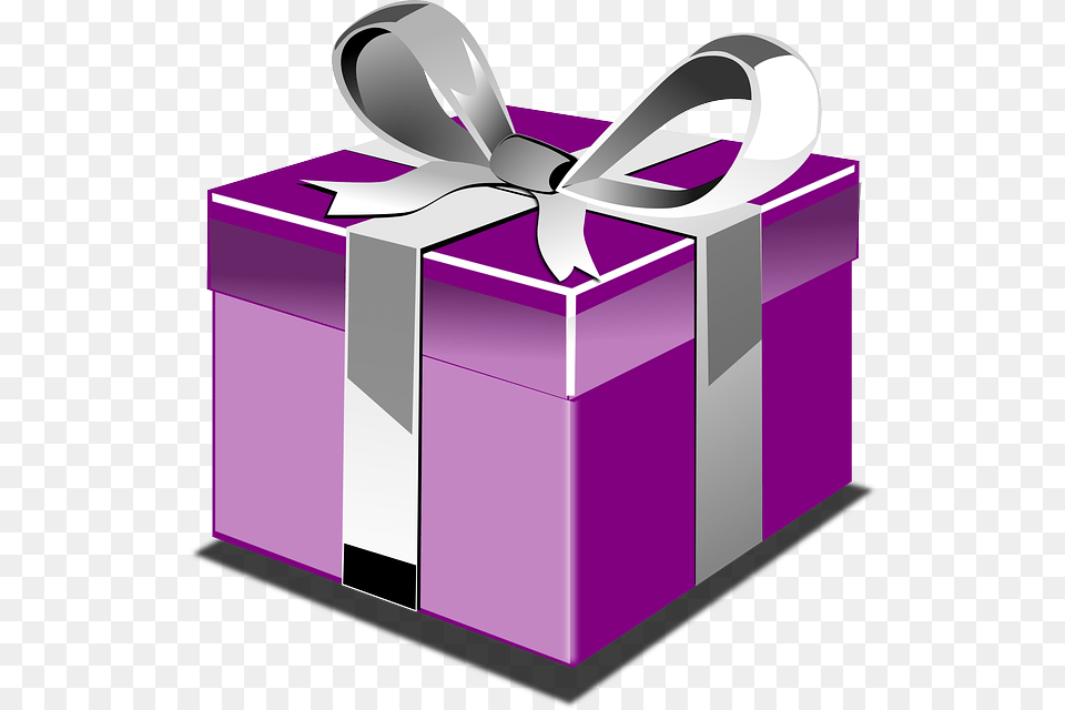 Purple Gift, Mailbox Png