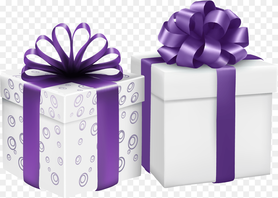 Purple Gift Box, Mailbox Png Image