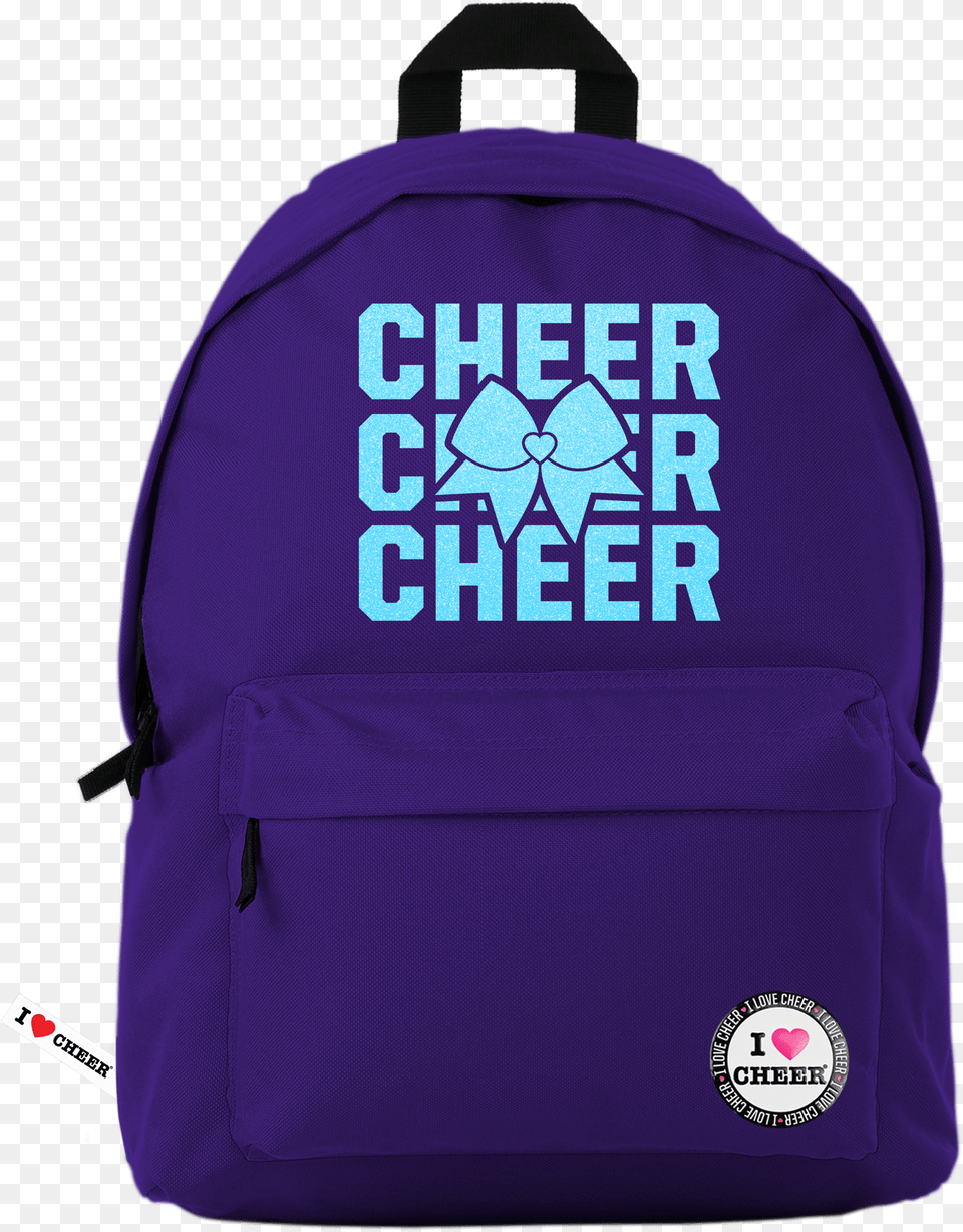 Purple Glitter Cheer Backpack Heroes Of Might And Magic, Bag Free Png