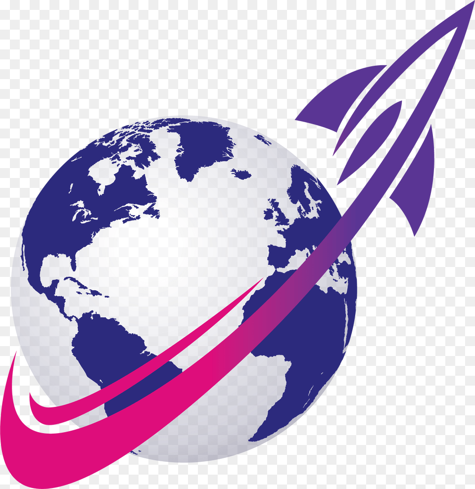 Purple Globe Earth Icon, Astronomy, Planet, Outer Space, Animal Free Transparent Png