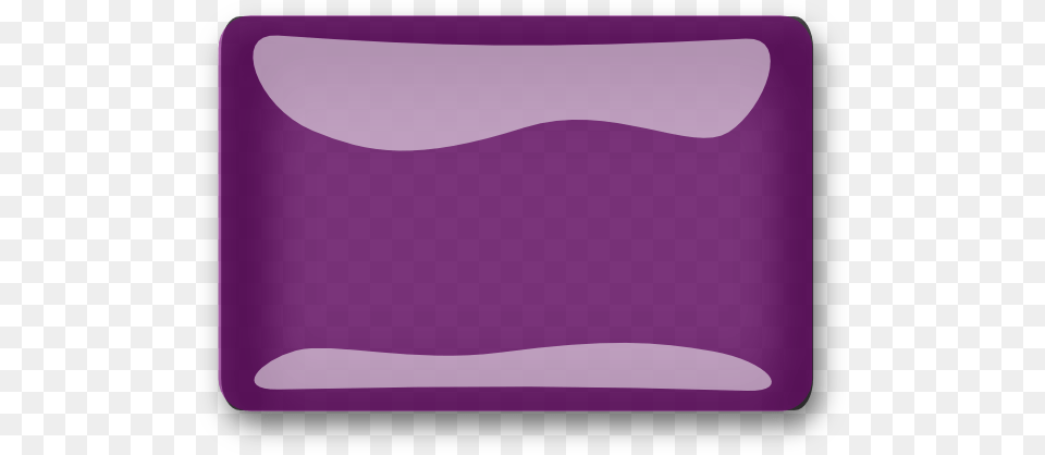Purple Glossy Rectangle Button Clip Art At Clker Glossy Purple, Cushion, Home Decor, Mat Png