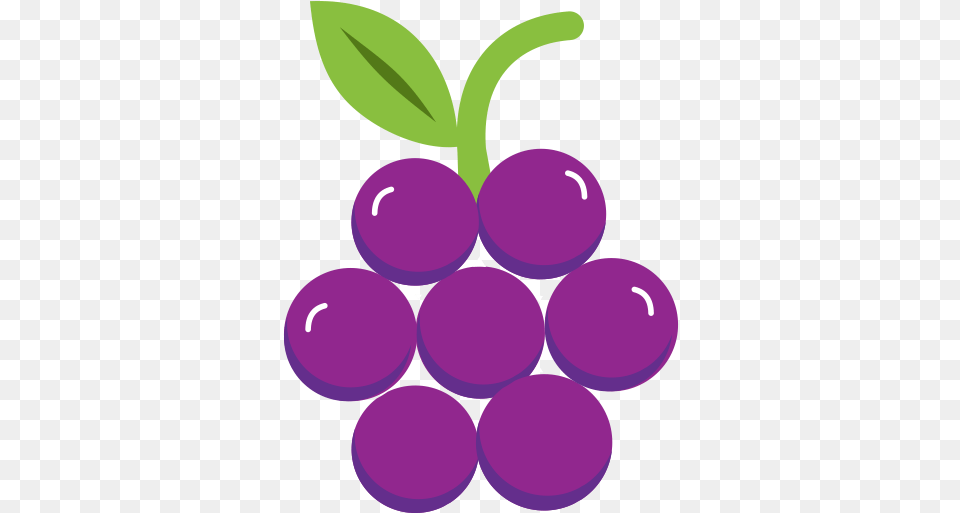 Purple Grapes Icon And Svg Vector Dot, Food, Fruit, Plant, Produce Free Transparent Png