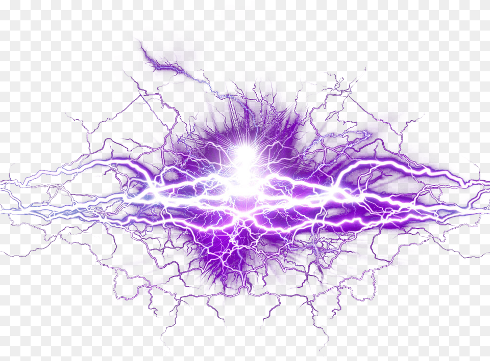 Purple Graphic Design Wallpaper Transparent Purple Lightning, Nature, Outdoors, Storm, Thunderstorm Free Png Download