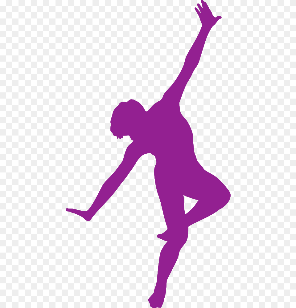 Purple Gymnast Silhouette Clipart Vector Male Dancer Silhouette, Dancing, Leisure Activities, Person, Ballerina Free Transparent Png