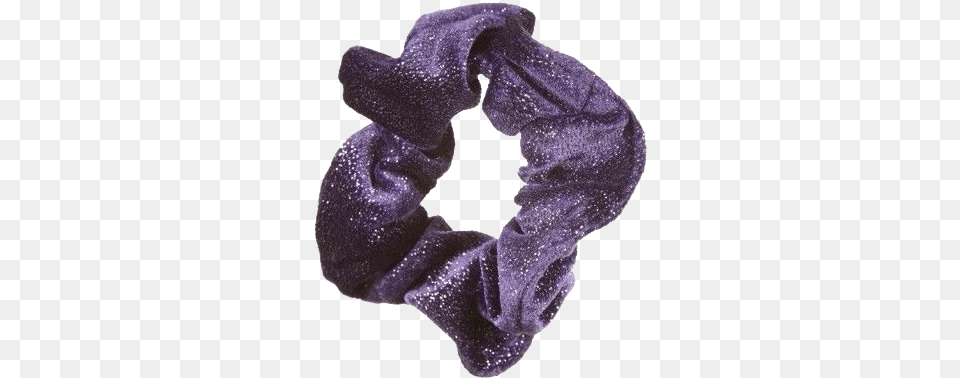 Purple Hair Accessory Purple Velvet Scrunchie Aesthetic, Clothing, Scarf Free Transparent Png