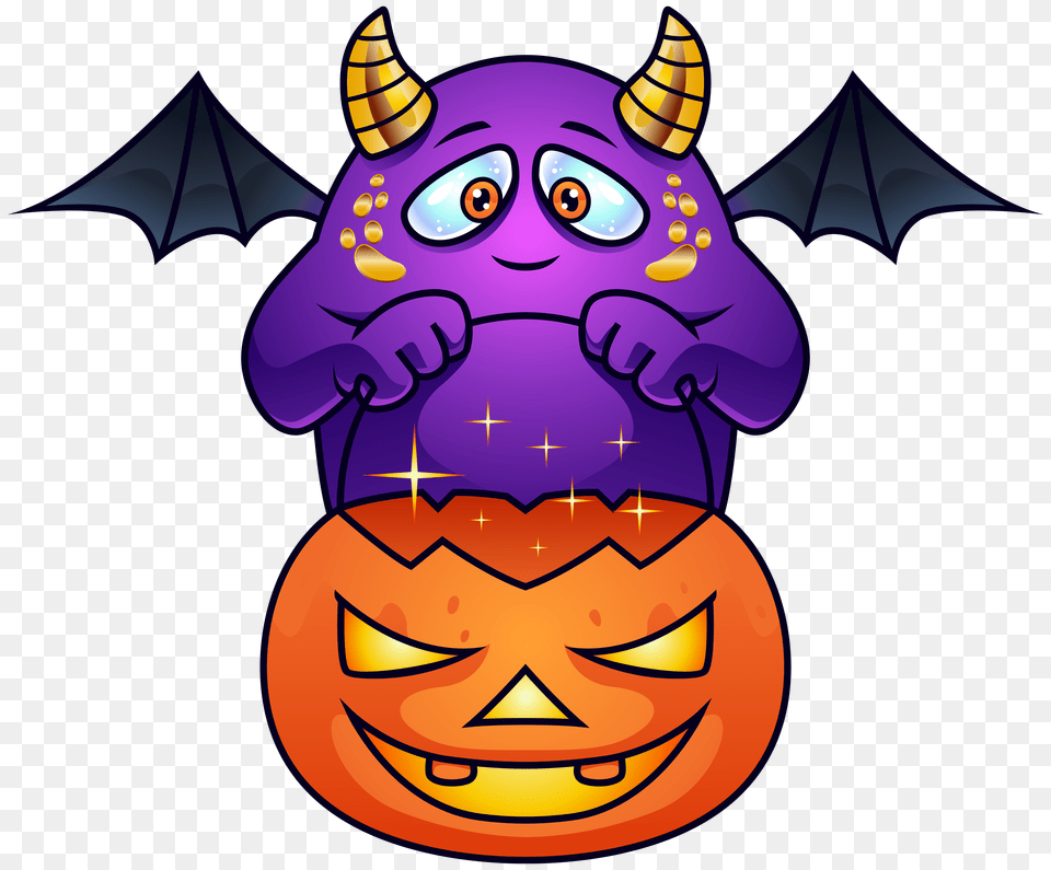 Purple Halloween Monster Clipart, Festival, Baby, Person Free Png