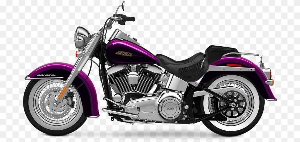 Purple Harley Davidson Heritage Softail 2016, Machine, Spoke, Motorcycle, Transportation Free Png