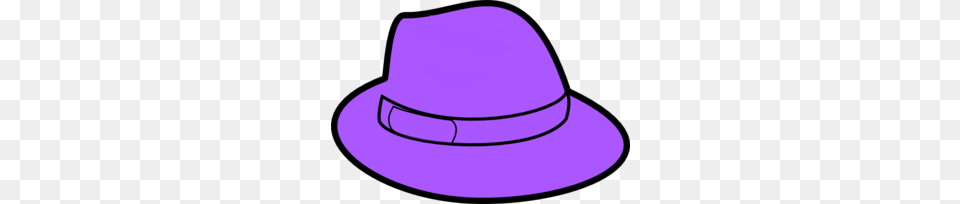 Purple Hat Clip Art, Clothing, Sun Hat, Hardhat, Helmet Free Png Download
