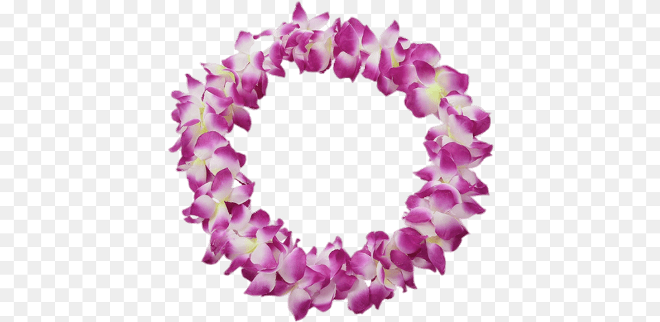 Purple Hawaiian Flower Necklace Beach Theme Flower Garland, Accessories, Flower Arrangement, Ornament, Plant Png