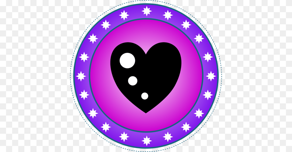 Purple Heart Badge Vector Clip Art, Disk, Home Decor, Rug, Pattern Free Png