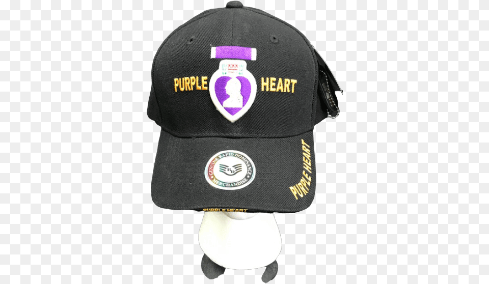 Purple Heart Cap For Baseball, Baseball Cap, Clothing, Hat, Logo Png Image