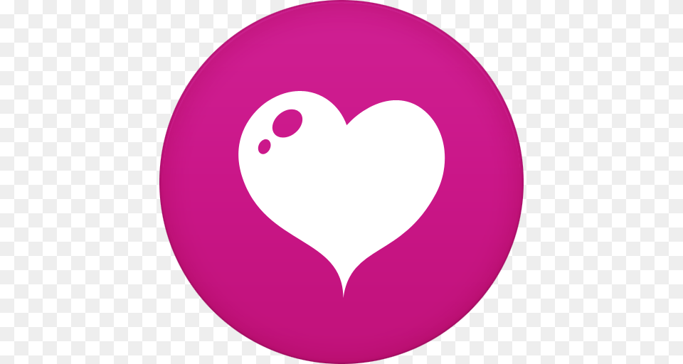 Purple Heart Circle Icon Free Transparent Png