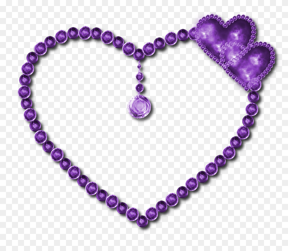 Purple Heart Clipart, Accessories, Jewelry, Necklace, Gemstone Png