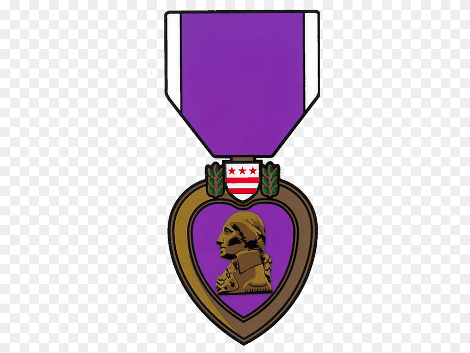 Purple Heart Decal Medal, Baby, Person, Emblem, Symbol Free Transparent Png