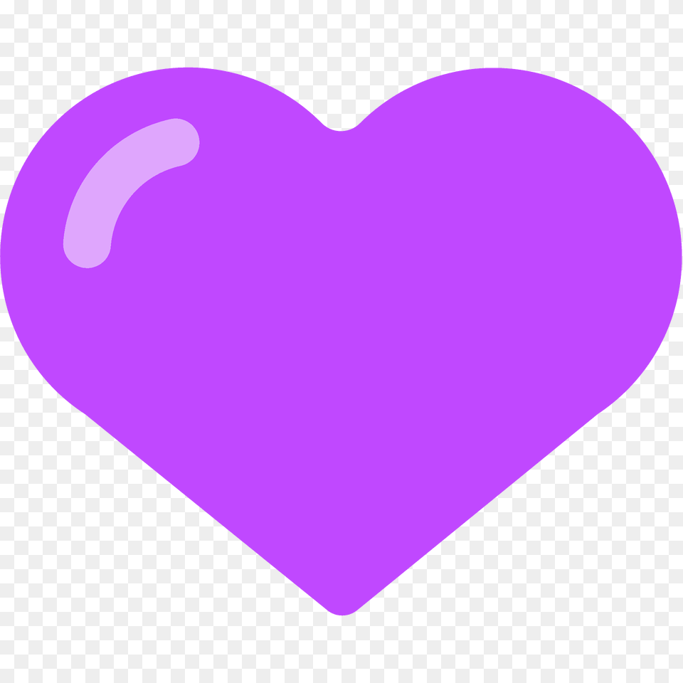Purple Heart Emoji Clipart, Balloon Png Image