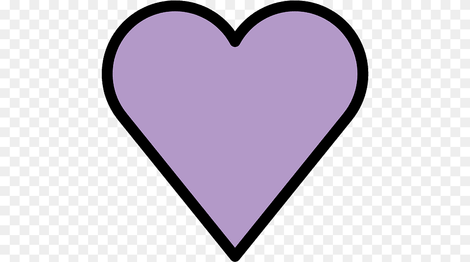 Purple Heart Emoji Clipart Download Girly Png