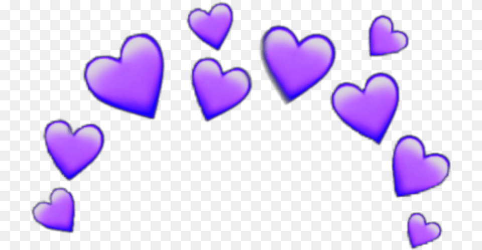 Purple Heart Emoji Transparent Transparent Background Yellow Heart Emoji, Symbol Free Png