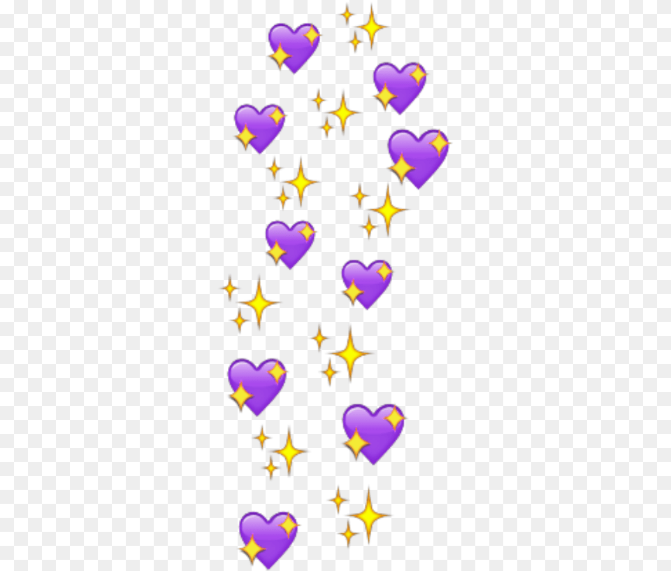 Purple Heart Hearts Emoji Emojis Heartemoji Aesthetic Overlays Aesthetic, Symbol, Person Free Png