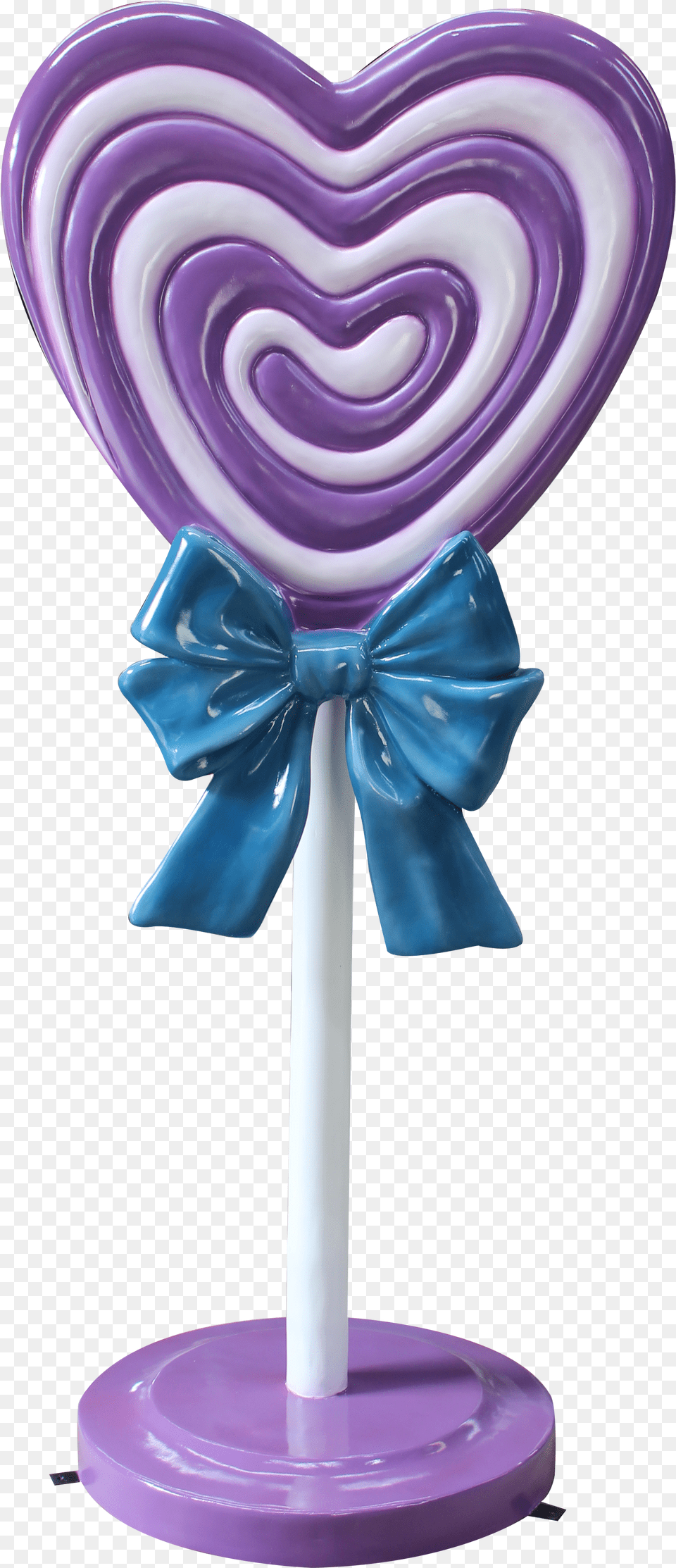 Purple Heart Lollipop Over Sized Statue Balloon Png