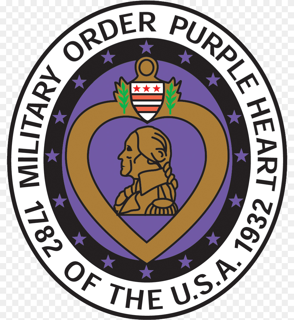 Purple Heart Medal Clipart Royalty Stock All Natural Purple Heart Foundation Logo, Badge, Emblem, Symbol, Baby Png Image