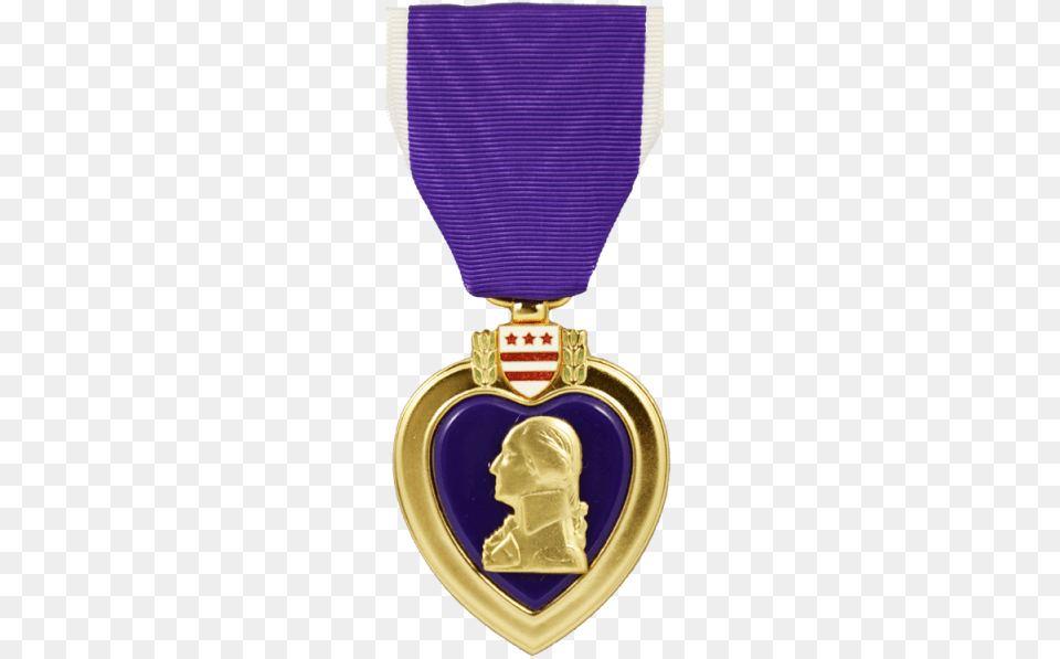 Purple Heart Medal Marine, Gold, Gold Medal, Trophy, Accessories Png