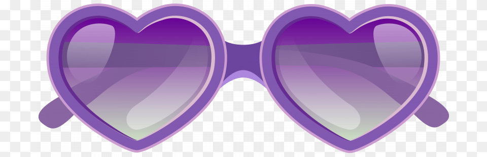Purple Heart Sunglasses Clipart Beach Sunglasses Clipart, Accessories, Smoke Pipe, Glasses Png Image