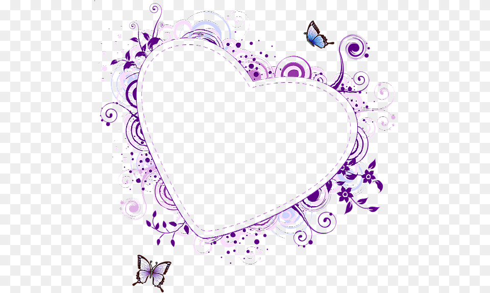 Purple Heart Frame Clip Art Purple Heart Frame Graphics, Pattern Free Transparent Png