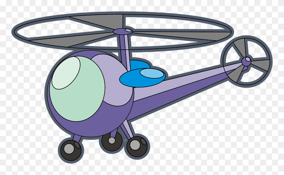 Purple Helicopter Clipart, Cad Diagram, Diagram, Aircraft, Transportation Png Image