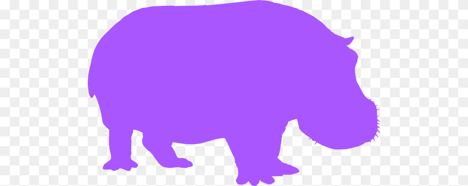 Purple Hippo Clip Art, Animal, Mammal, Wildlife, Bear Free Png