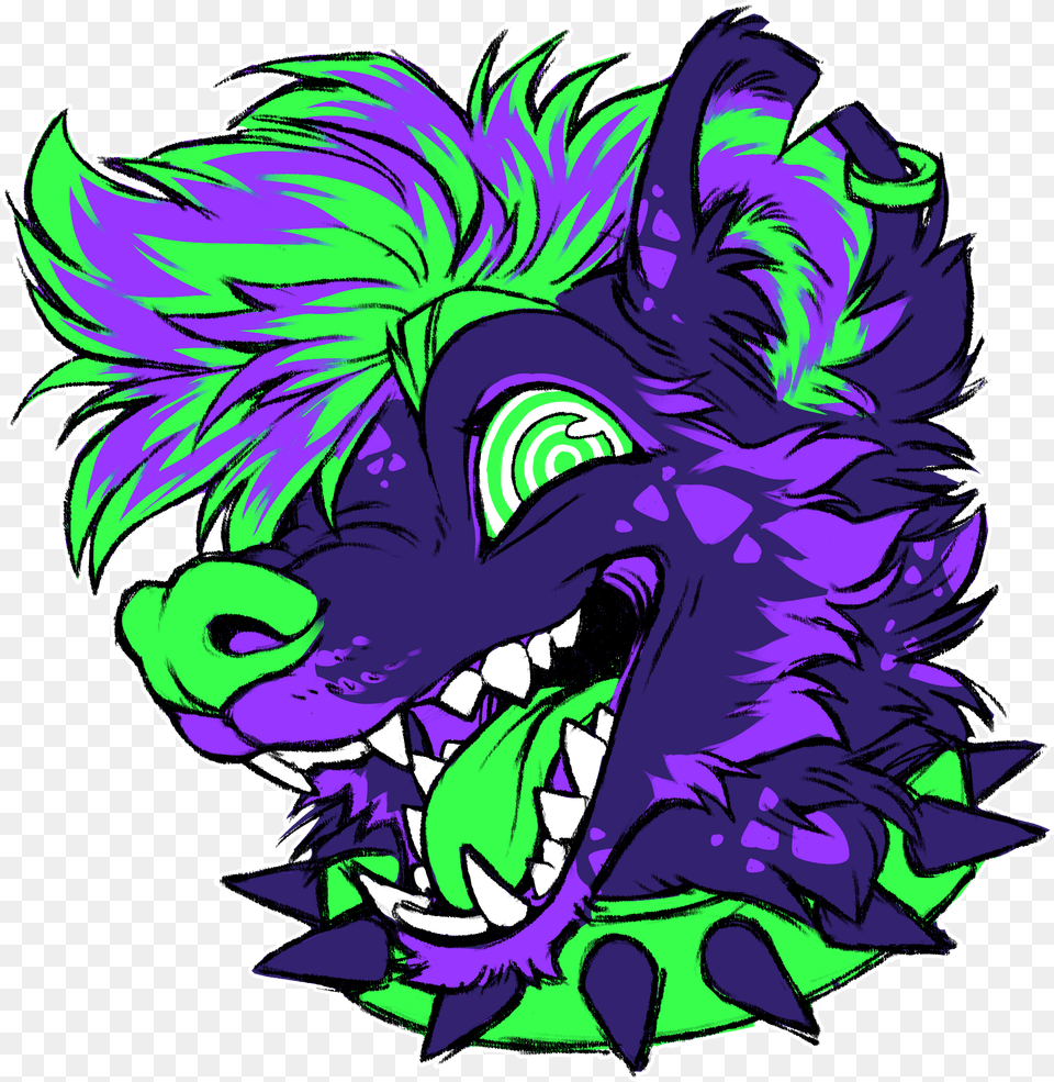 Purple Hyena, Dragon, Baby, Person Png Image