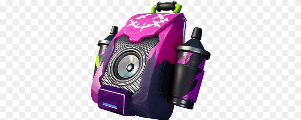 Purple Jam Fortnite Komplex Backbling, Electronics, Speaker, Bottle, Shaker Free Png