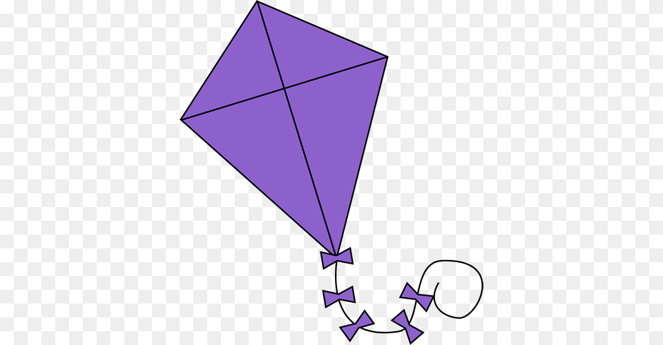 Purple Kite Clip Art Image, Toy Png