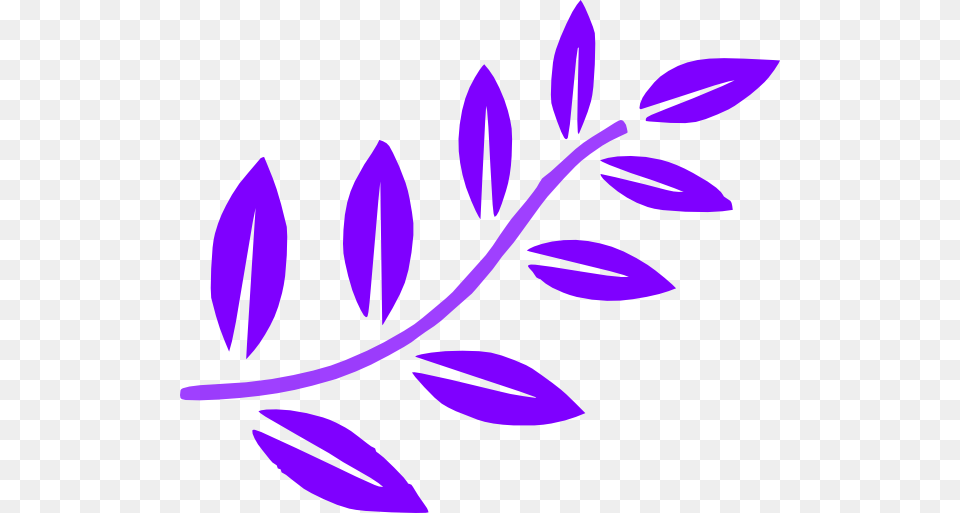 Purple Leaves Clip Art, Herbal, Floral Design, Plant, Graphics Png Image