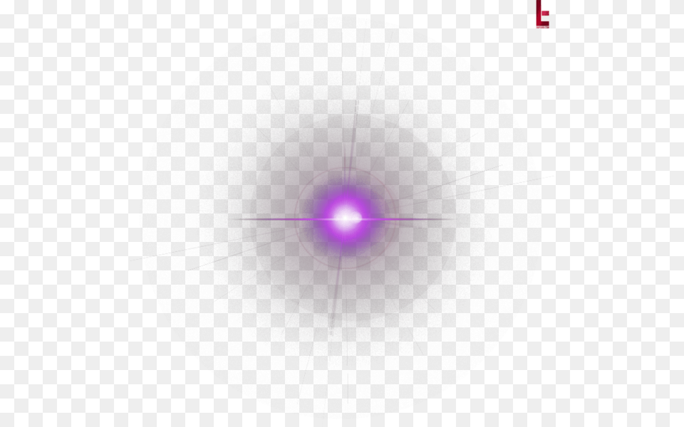 Purple Lense Flare, Light, Lighting Png